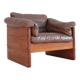 Vintage Danish mid-century armchair in solid teak by Mikael Laursen 1960s
