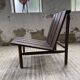 Modernist oak armchair