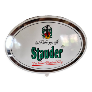 Plaque émaillée Stauder Bière