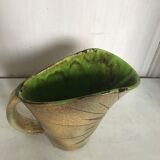 Vallauris sandstone pitcher signed