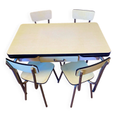 Table Formica jaune