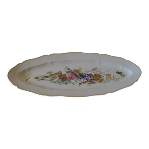 plat a poisson en porcelaine