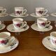 Antique coffee service in Sarreguemines earthenware.