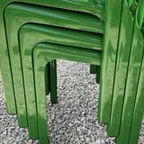 Suite of 4 "Sélène" chairs by Vico Magistretti for Artemide