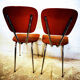 Pair of Soudexvinyl chairs