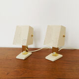 Paire de lampes de table en laiton 1950