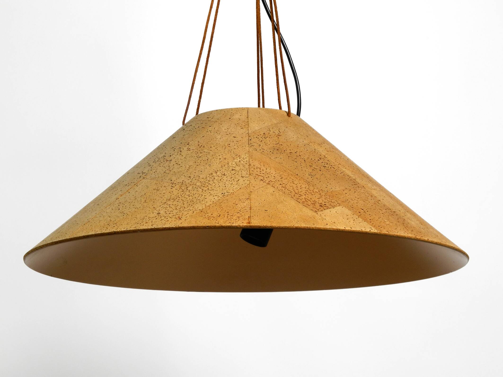1970s cork ceiling lamp by M-Design | by Willhelm Zanoth and Ingo Maurer