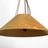 1970s cork ceiling lamp by M-Design | by Willhelm Zanoth and Ingo Maurer