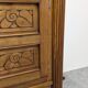 Brutalist oak sideboard attributed to Joseph Savina, France circa 1950.