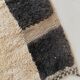 Grand tapis Mrirt béni, 100% laine vierge vintage, 4m x 3