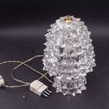 Elegant Table Lamp in Rostrato Murano Glass Vase for Barovier & Toso, 1940s
