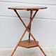 Table pedestal table wood, pedestal table wood imitation bamboo