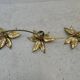 Large brass wall light, Willy Daro