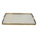 Rectangular Service Tray with Openwork Gallery in Brass. French Work