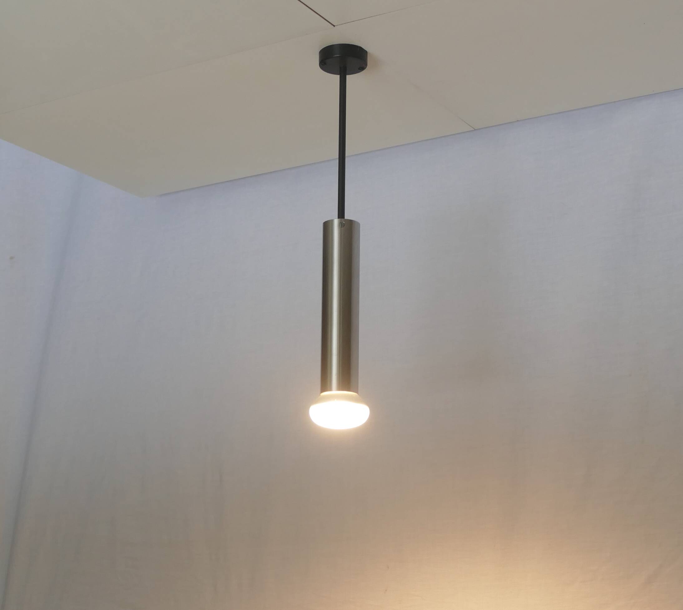 Vintage 1960 pipe suspension. Set of 3.