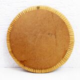 Vintage wicker mirror