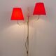 Josef Frank Lampadaire en laiton réglable à deux bras, milieu du siècle, Autriche, années 1950