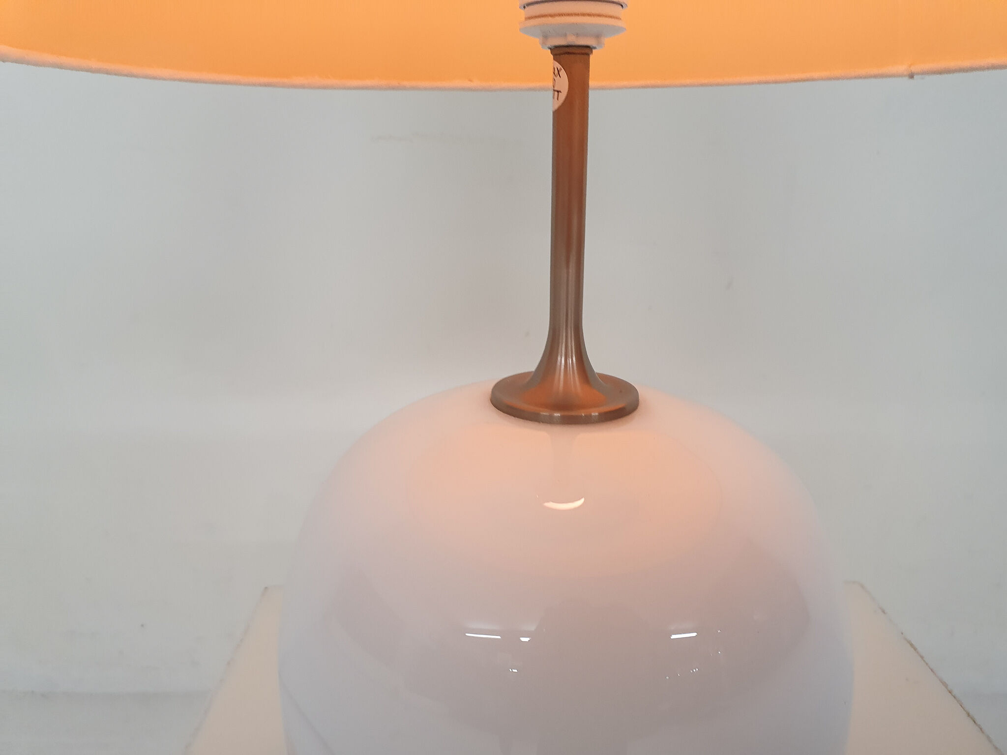 Michale Bang "Sakura" glass table light for Holmegaard, Denmark 1980's