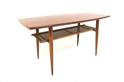 Table basse scandinave en acajou, Suède, 1950