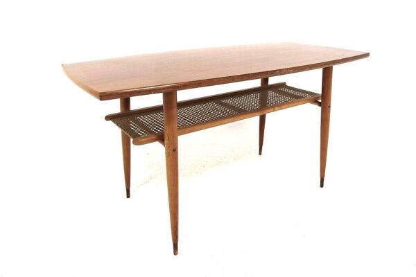 Table basse scandinave en acajou, Suède, 1950