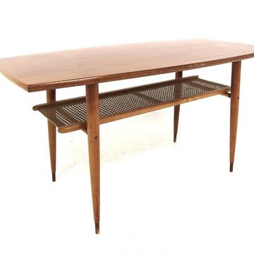 Scandinavian mahogany coffee table, Sweden, 1950s