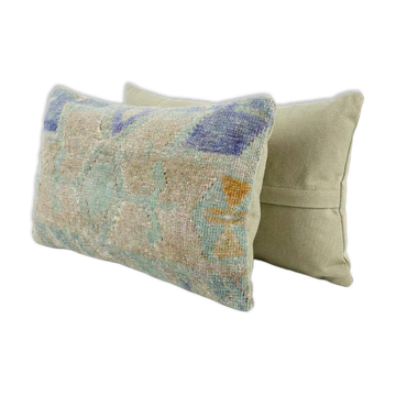 Set of 2 vintage kilim cushion covers 28x61 cm