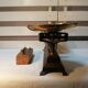 Old cast iron scale