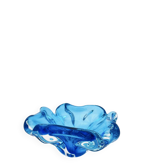 Flavio Poli Murano Crystal Sommerso Blue Turquoise Cup 17cm