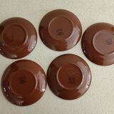 Set of 5 cups and 1 milk jug Mary Sarreguemines