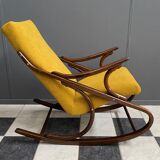 Rocking chair in yellow by TON