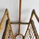 1960s Czechoslovak Rattan Magazine Rack with Tall Handle