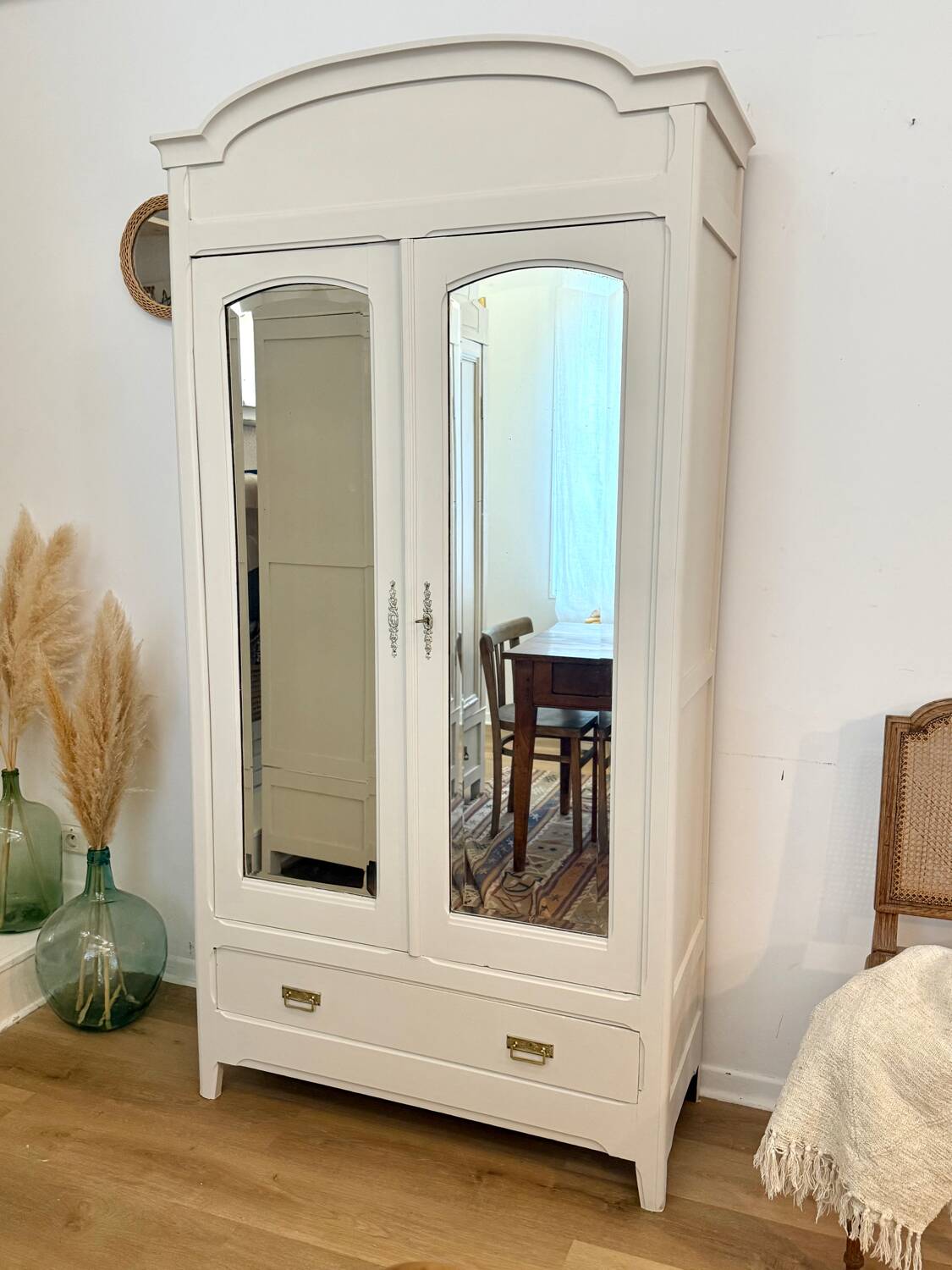 Parisian mirrored wardrobe