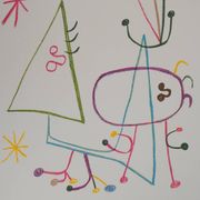Joan Miró: Family with a Star - Signed Lithograph