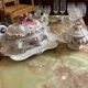 Porcelain and sugar slip tureen