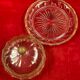 cheese bell or mignardises with old glass top