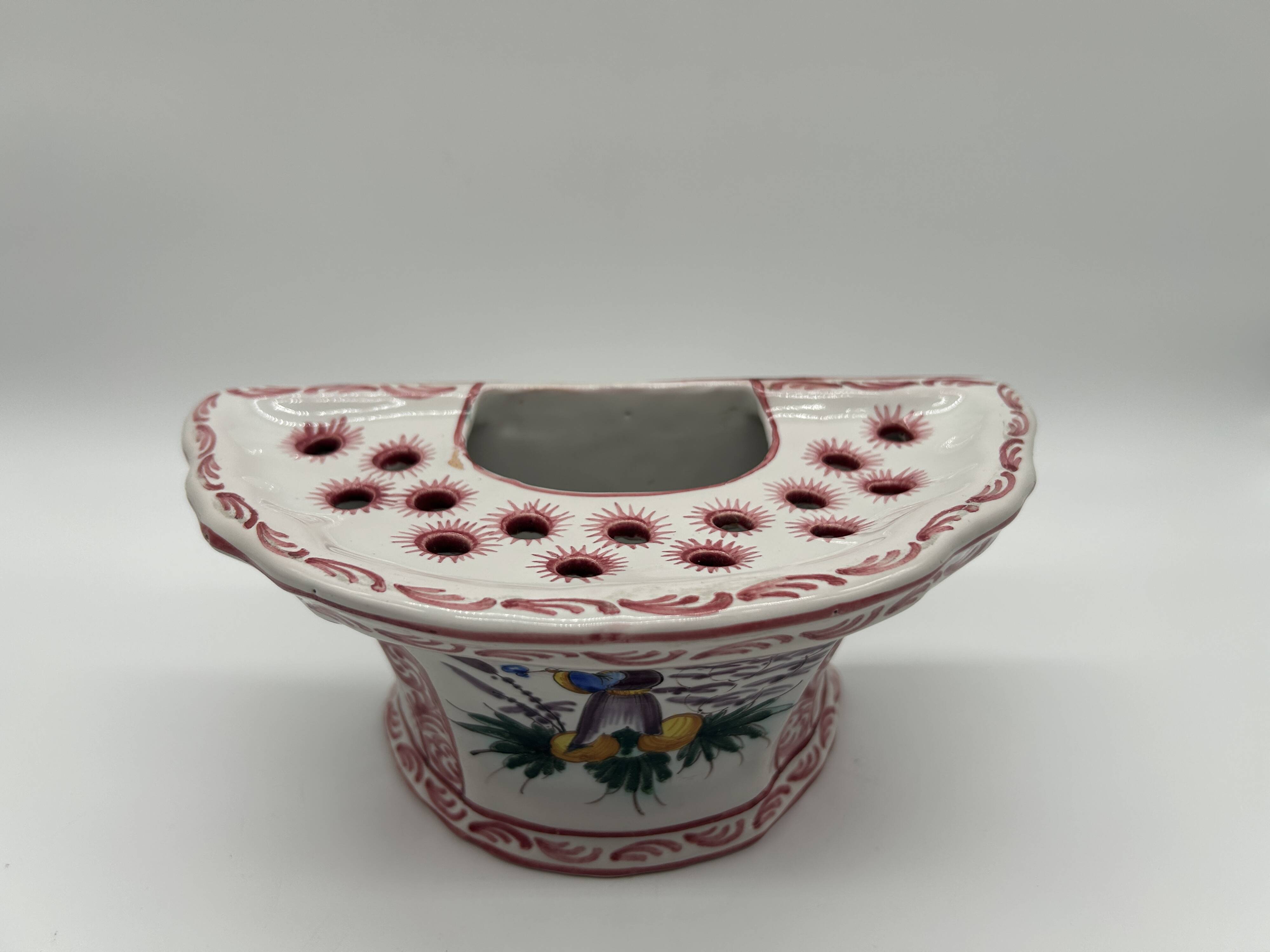 Antique wall-mounted vase - Japonese decor