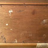 Painting by Aristide Armand HSP Marine near Nice Saint Tropez + frame