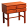 Vintage teak chest of drawers with leather handles by Fröseke Nybrofabrik