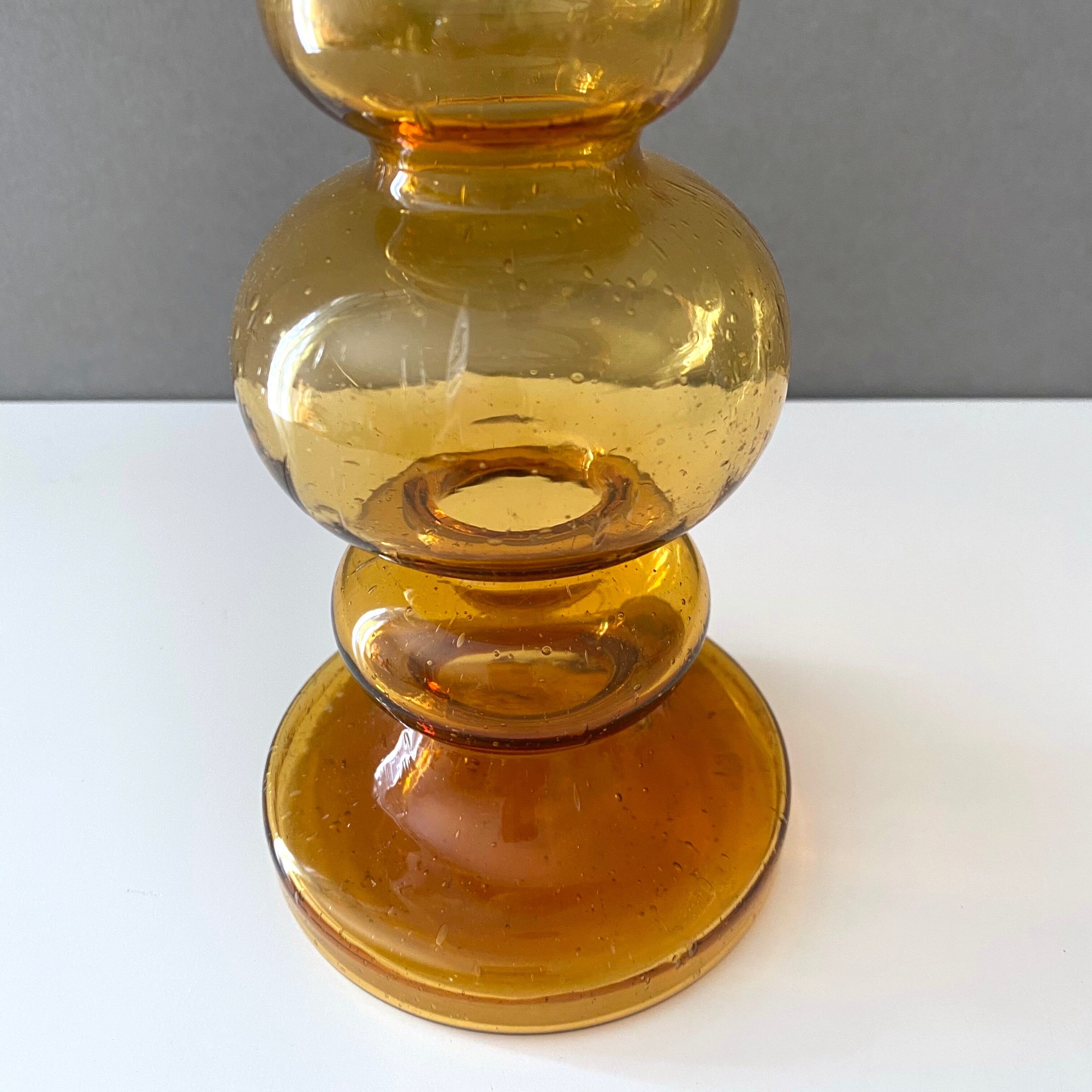 Ingrid glass vase, 70's interior