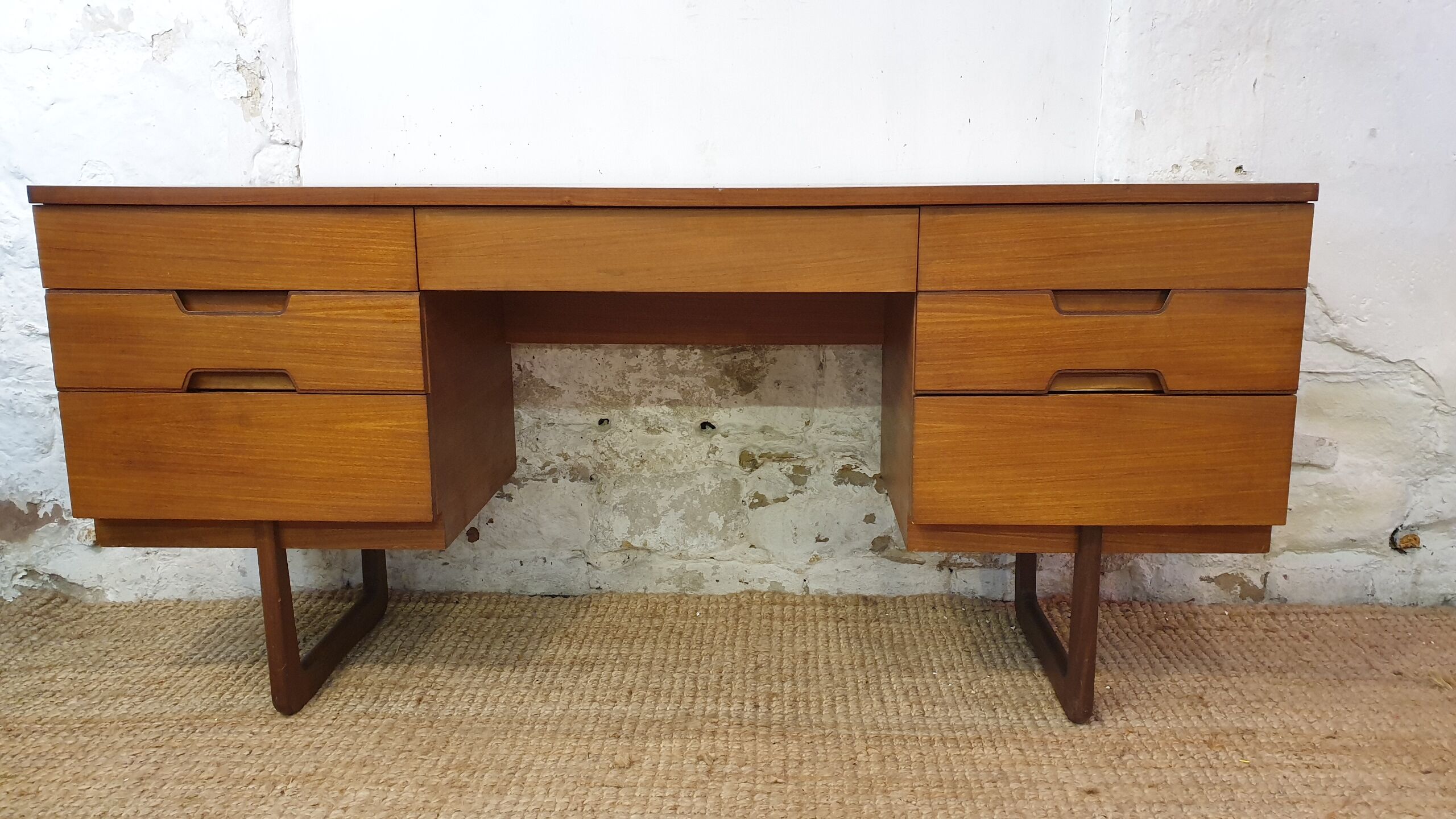 Uniflex teak desk, 1960