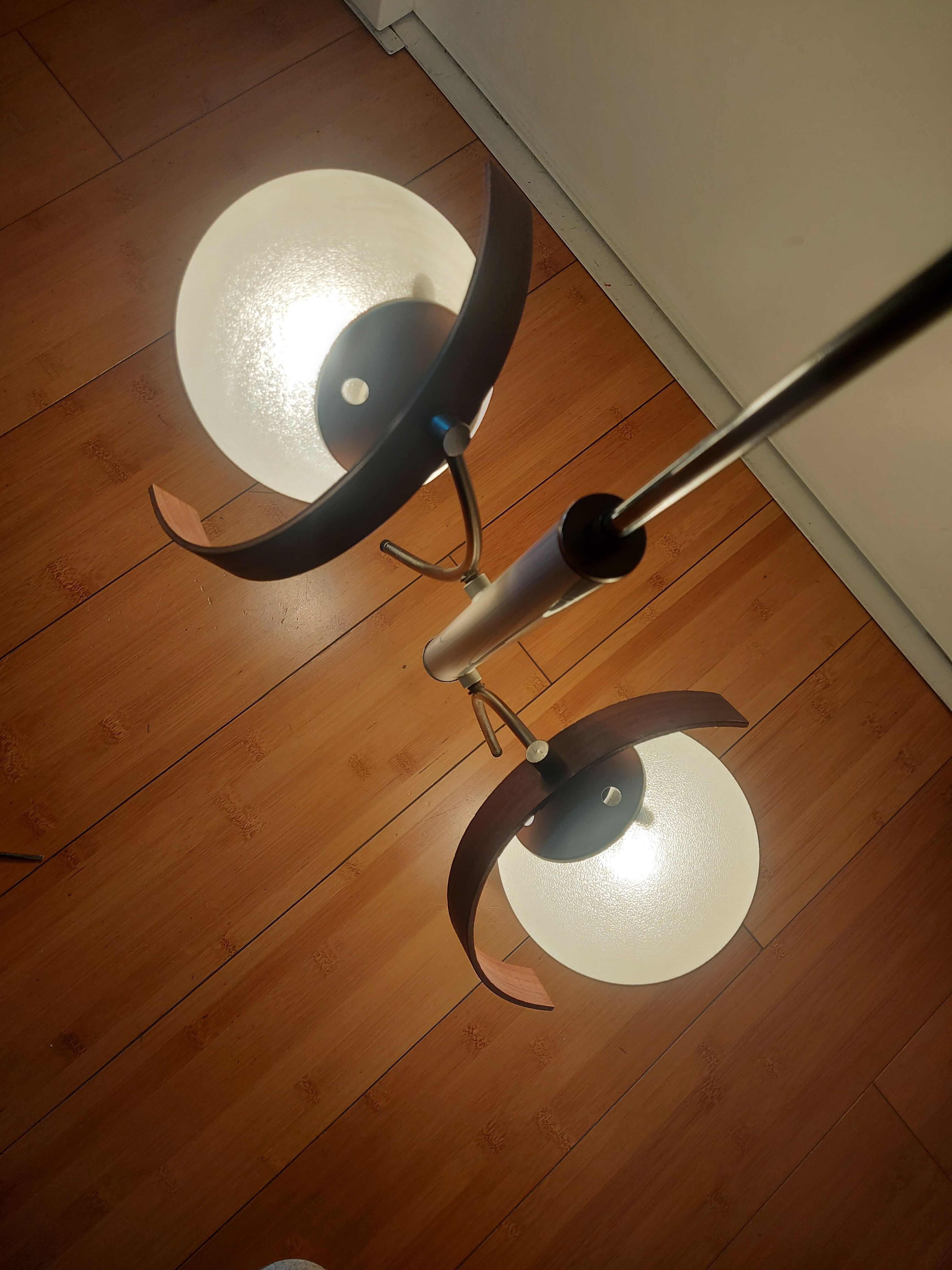 Vintage suspension lamp 50s