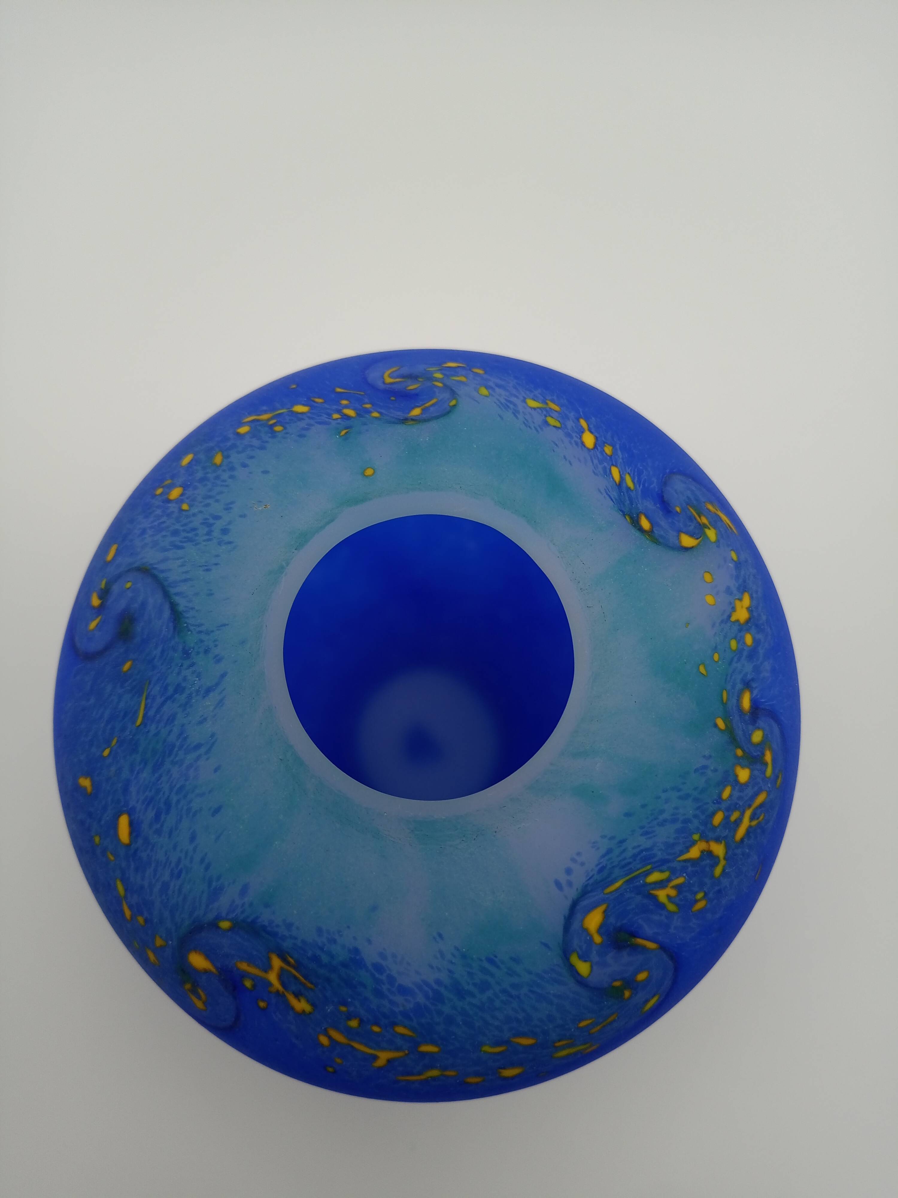 Contemporary blown glass vase