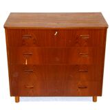 Commode en teck, Suède, 1960