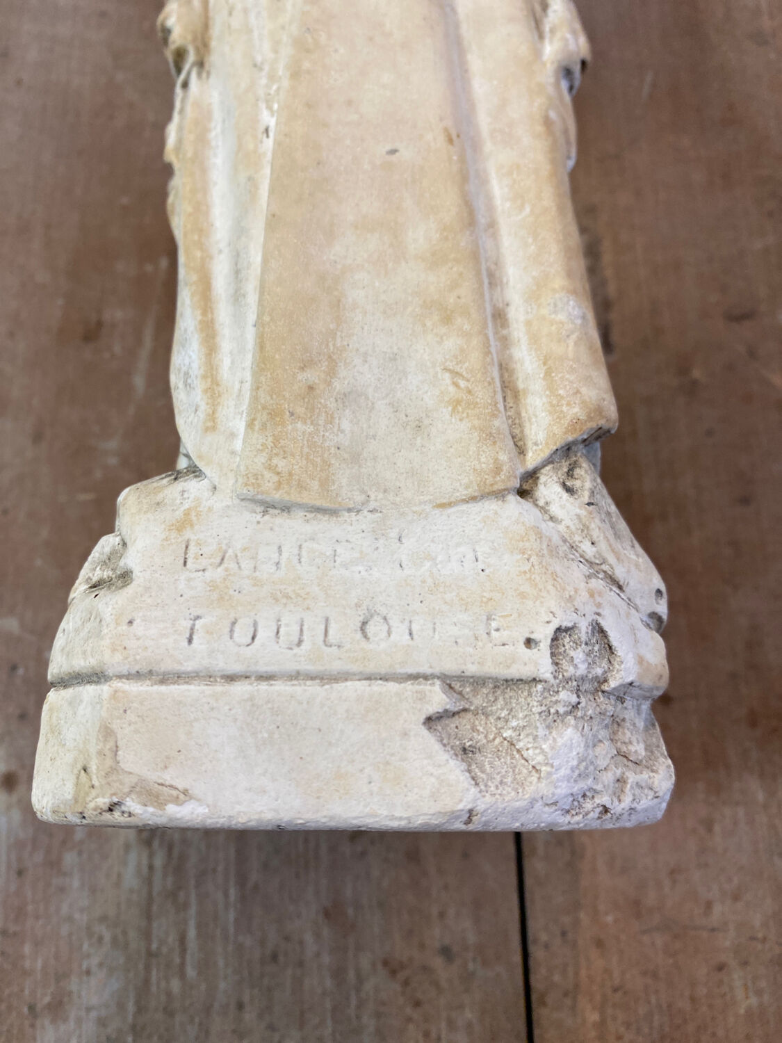 Virgin Mary ancient plaster