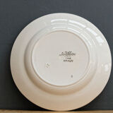 Set of 12 plates in Sarreguemines faience, Brady model