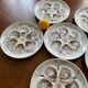 6 Saint Amand oyster plates