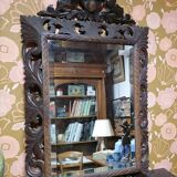 Carved mirror