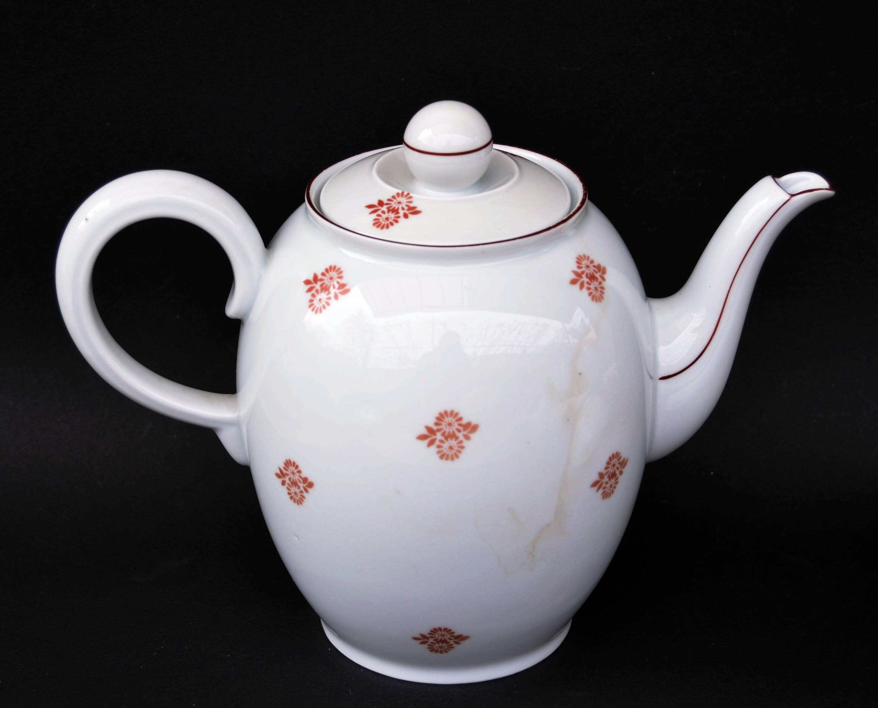 Vintage Volkstedt Germany Porcelain Tea & Caffee Set with Creamer and Sugar