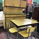 table + 4 chairs formica vintage 1960