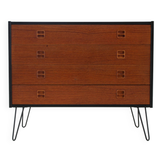 1960s Upcycled Danish Teak Chest of Drawers